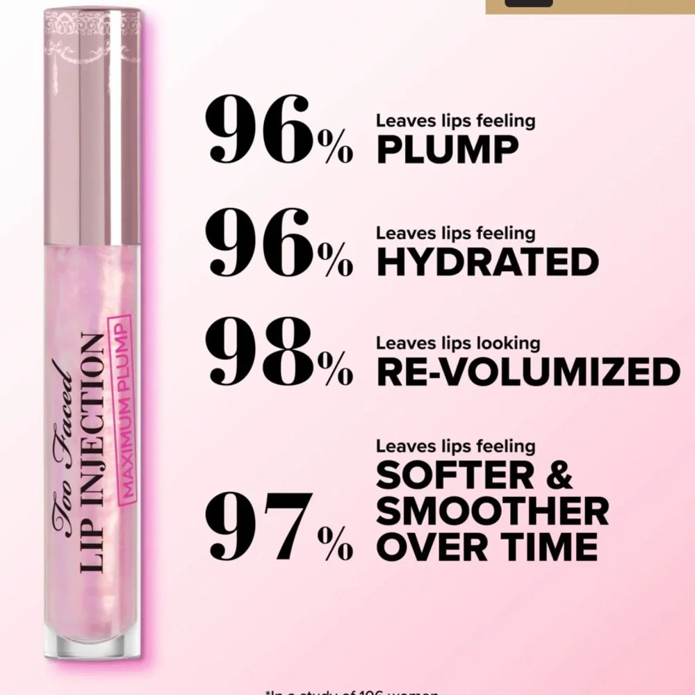Too Faced Lip Injection Maximum Plump in Yummy Bear smells like gummy bears 🐻